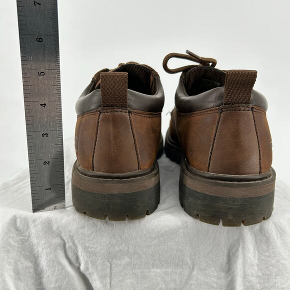 Men's Dark Brown Skechers Tom Cat Chunky Platform Oxford Sneaker Shoes Sz 10M - Picture 6 of 8